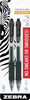 Zebra Pen Sarasa Dry X20 Retractable Gel Pen, Medium Point, 0.7mm, Black Ink, 2-Pack (Packaging May Vary)