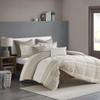 INK+IVY Cotton Printed Comforter Set with Chenille II10-1124