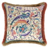 Fringed Nazaré Cushion With Passamenterie 18'' X 18" Pillow Etro Milano