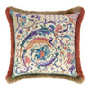 Fringed Nazaré Cushion With Passamenterie 18'' X 18" Pillow Etro Milano