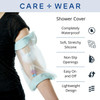 Care+Wear Waterproof PICC Line Shower Cover PICC Line Cover for Upper Arm that Provides Comfort and Watertight Security as a PICC Line Shower Shield (One-Size Fits Most)