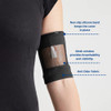 Care+Wear PICC Line Cover (X-Small, Black) – Ultra-Grip PICC Line Sleeve for Upper or Lower Arm with Mesh Viewing Window, Provides Improved Comfort and Security for PICC Line Coverage