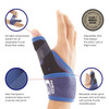 Neo-G Easy-Fit Thumb Brace – Thumb Splint for Trigger Thumb, Carpal Tunnel Syndrome, Thumb Injuries – Thumb Spica Splint for Sporting Injuries - Right or Left - Class 1 Medical Grade