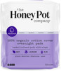 The Honey Pot Company - Overnight Pads with Wings. Infused w/Essential Oils for Cooling Effect, Organic Cotton Cover, and Ultra-Absorbent Pulp Core. 12 ct.