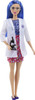 Barbie Scientist Doll (12 inches), Blue Hair, Color Block Dress, Lab Coat & Flats, Microscope Accessory, Great For Ages 3 Years Old & Up