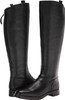 Franco Sarto Womens Meyer Knee High Flat Boots Black Leather 9 W