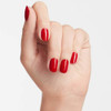 OPI Nail Lacquer, Opaque & Vibrant Crème Finish Red Nail Polish, Up to 7 Days of Wear, Chip Resistant & Fast Drying, Big Apple Red, 0.5 fl oz