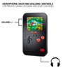 My Arcade Go Gamer Portable - Handheld Gaming System - 300 Retro Style Games - High Resolution - Battery Powered - Full Color Display - Volume Buttons - Headphone Jack - Electronic Games