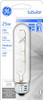 GE 45144 25-Watt Crystal Clear Tubular T10 1CD Light Bulb, 1 Count (Pack of 1)
