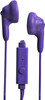 Magnavox MHP4820M-PL Gummy Earbuds with Microphone in Purple | Available in Pink, Purple, White, Black, & Blue | Earbuds Gummy | Extra Value Comfort Stereo Earbuds | Durable Rubberized Cable |