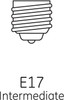GE Appliance Incandescent Light Bulb, S11 Light Bulb, 40-Watt, E17 Base, White, 1-Pack, Microwave Light Bulb, Appliance Light Bulb