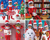 MasterPieces Puzzle Set - 4-Pack 100 Piece Jigsaw Puzzle for Kids - Elf on the Shelf 4-Pack - 8"x10"