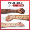 L’Oréal Paris Makeup Infallible Full Wear Waterproof Matte Concealer, Full Coverage, Walnut, 0.33 fl. oz.