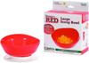 Essential Medical Supply Power of Red Adaptive Scoop Bowl with Suction Cup Bottom and Rimmed Side for Easier Eating