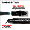 Revlon Pencil Eyeliner, Gifts for Women, Stocking Stuffers, ColorStay Eye Makeup with Built-in Sharpener, Waterproof, Smudge-proof, Longwearing with Ultra-Fine Tip, 201 Black, 0.01 oz