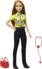 Barbie Paramedic Doll, Petite Brunette (12-in), Role-play Clothing & Accessories: Stethoscope, Medical Bag, Great Toy For Ages 3 Years Old & Up