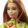 Barbie Paramedic Doll, Petite Brunette (12-in), Role-play Clothing & Accessories: Stethoscope, Medical Bag, Great Toy For Ages 3 Years Old & Up