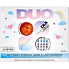 DUO 3 in 1 Believe & Dream Holiday 3-pair Gift Set, Includes DUO Clear Quick-Set Adhesive, Crystal Gems and Body Sparkle, 1-pack