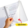 Five Star Spiral Notebook, 3-Subject, Wide Ruled Paper, 10-1/2" x 8", 150 Sheets, Color Will Vary (05204)