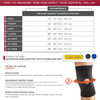 OTC Knee Support, Encircling Stabilizer Pad, Neoprene, Black, Medium