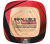 L'Oreal Paris Makeup Infallible Fresh Wear Foundation in a Powder, Up to 24H Wear, Waterproof, Beige Sand, 0.31 oz.