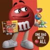 M&M'S Classic Mix Chocolate Candy Sharing Size Bag, Milk Choc Peanut Butter&Peanut, 8.3 Ounce