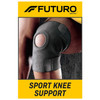 FUTURO Sport Knee Support, Ideal for Athletic and Everyday Activities, One Size Black