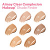 Almay Clear Complexion Acne Foundation Makeup with Salicylic Acid - Lightweight, Medium Coverage, Hypoallergenic, Fragrance-Free, for Sensitive Skin, 400 Neutral, 1 fl oz.