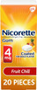 Nicorette 4 mg Nicotine Gum to Help Quit Smoking - Fruit Chill Flavored Stop Smoking Aid, 20 Count