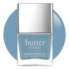 butter LONDON Patent Shine 10X Nail Lacquer, Helps Protect & Strengthen Nails, Gel-Like Finish & Chip-Resistant, 10-Free Formula, Vegan, Cruelty & Paraben Free, Waterloo Blue