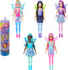 Barbie Color Reveal Doll, Rainbow Galaxy, Celestial Sparkle with 6 Surprises Including Wings & Color Change (Styles May Vary)
