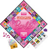 Monopoly: Barbie Edition Board Game, Ages 8+, 2-6 Players, Fun Family Games for Kids and Adults, with 6 Barbie-Themed Pink Zinc Tokens, Kids Gifts