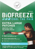 Biofreeze XL Patches Menthol Pain Relieving Patches (4/Box) 2 Sizes Up To 8 Hours Of Long Lasting Pain Relief Of Sore Muscles, Arthritis, Simple Backaches, And Joint Pain (Packaging May Vary)