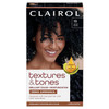 Clairol Textures & Tones Permanent Hair Dye, 1B Silken Black Hair Color, Pack of 1