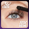 Maybelline The Falsies Surreal Extensions Washable Mascara, Volumizing, Lengthening Mascara Make Up, Meta Black, 1 Count