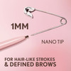 Covergirl Clean Fresh Brow Nano, 400 Soft Brown, Eyebrow Pencil, Ultra-Precise Tip, Waterproof, Transfer-Resistant, Built-In Spoolie, Vegan Formula, 0.001oz