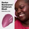 Revlon Illuminance Gel Serum Blush, Visibly Plump Cheeks, Dewy Finish and Hydrates All Day, 140 Brilliant Berry, 0.37 fl oz.