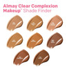 Almay Clear Complexion Acne Foundation Makeup with Salicylic Acid - Lightweight, Medium Coverage, Hypoallergenic, Fragrance-Free, for Sensitive Skin, 910 Mocha, 1 fl oz.