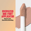 Revlon ColorStay Flex Wear, Full Cover Non-Creasing Concealer, Infused with Hyaluronic Acid & Vitamin E, Flexible Longwear, 055 Latte, 0.34 fl oz.