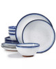 Dip Dye 12-Pc. Dinnerware Set, Service for 4, by Lucky Brand