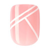 KISS imPRESS No Glue Mani Press On Nails, Design, Timeless Day', Pink, Petite Size, Squoval Shape, Includes 30 Nails, Prep Pad, Instructions Sheet, 1 Manicure Stick, 1 Mini File