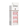 KISS imPRESS No Glue Mani Press On Nails, Design, Timeless Day', Pink, Petite Size, Squoval Shape, Includes 30 Nails, Prep Pad, Instructions Sheet, 1 Manicure Stick, 1 Mini File