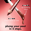 e.l.f. Lip Plumping Gloss, Hydrating, Nourishing, Invigorating, High-Shine, Plumps, Volumizes, Cools, Soothes, Sparkling Rosé, Shimmer, 0.09 Oz