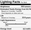 LED Flood Light Bulb, Bright White, Clear, MR16, 500 Lumens, 7-Watts