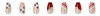 imPRESS Press-On Nails Heartfelt White 30 Ct Medium Holiday 91208 imPRESS Press-On Nails Heartfelt White 30 Ct Medium Holiday 91208