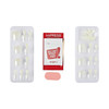 KISS imPRESS No Glue Pedi Press-On Toenails, White Nails with Pearl, Squoval Shape, Includes 24 Nails, Prep Pad, 1 Manicure Stick, 1 Mini File