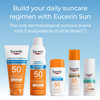 Eucerin Sun Tinted Age Defense Face Sunscreen Lotion SPF 50 with Hyaluronic Acid, Tinted Sunscreen for Face, Blendable Tint for All Skin Tones, Non Comedogenic and Hypoallergenic, 2.5 Fl Oz Bottle Eucerin Sun Tinted Age Defense Face Sunscreen Lotion SPF 50 with Hyaluronic Acid, Tinted Sunscreen for Face, Blendable Tint for All Skin Tones, Non Comedogenic and Hypoallergenic, 2.5 Fl Oz Bottle
