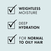 Nexxus Hydra-Light Weightless Moisture Shampoo Replenishing Shampoo for Oily Hair Silicone free 13.5 oz