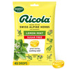 Ricola Sugar Free Lemon Mint Throat Drops, 45 Count, Refreshing Relief From Minor Throat Irritations, Oral Anesthetic Ricola Sugar Free Lemon Mint Throat Drops, 45 Count, Refreshing Relief From Minor Throat Irritations, Oral Anesthetic