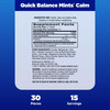 Natrol Quick Balance Calm Mints, Dietary Supplement, Raspberry Lemonade Artificially Flavored, 30 Count, 15 Day Supply